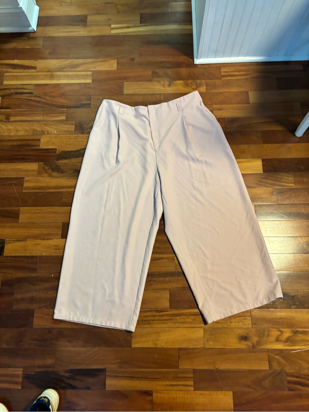 Women's Wide Leg Pants - Baby Pink
